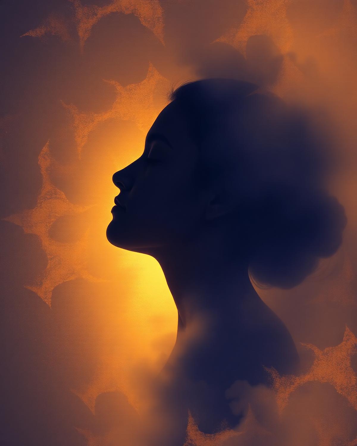 Meditative portrait